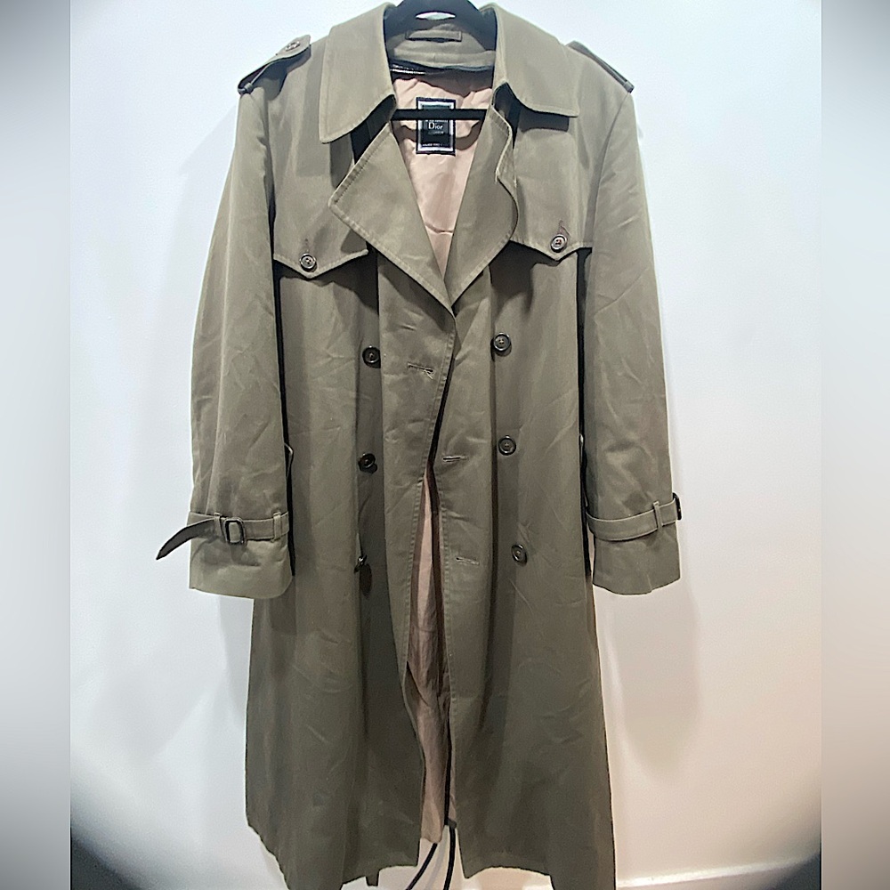 Christian Dior Monsieur Trench Coat Size 38 Reg